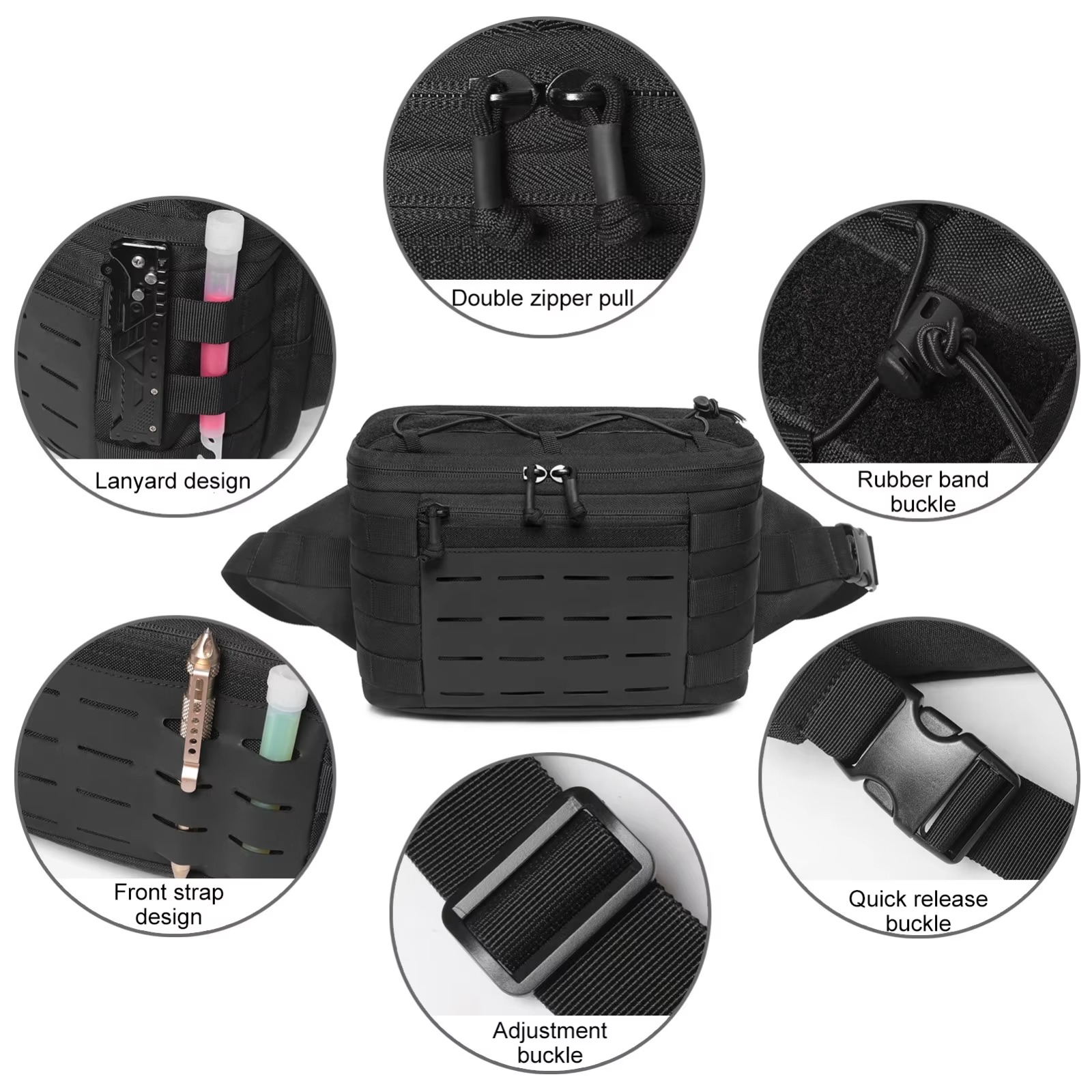 Tactical Fanny Pack Concealed  - Edc Carry Fanny Pack recension och pris