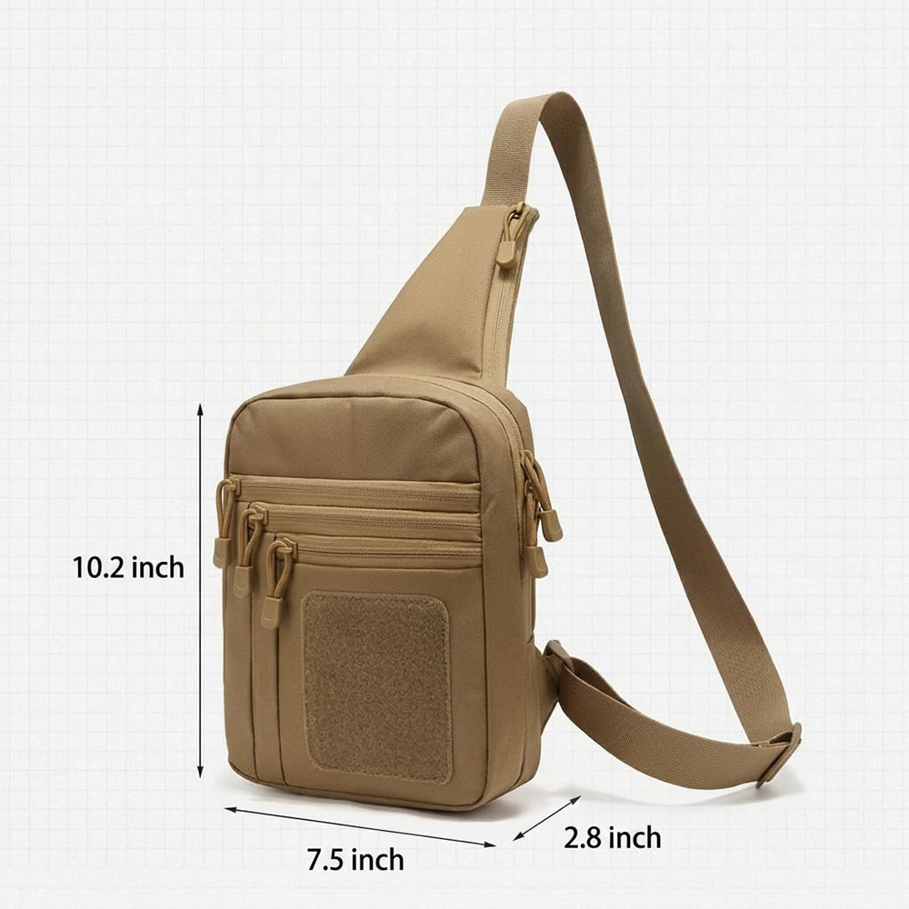 Tactical Pistol Gun Bag Concea - Edc Concealed Carry Sling Bag recension och pris